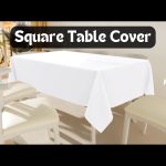 90 x 90'' White SEAMLESS Polyester Tablecloth - Image 4