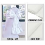 White Taffeta Chair Sashes (10pc) - Image 4
