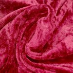 90 x 132" Wine Crushed Velvet Tablecloth