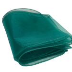 10Pc Dark Green Organza Chair Sashes