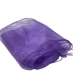 10Pc Light Purple Organza Chair Sashes