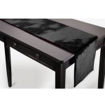 12" x 108" Black Crushed Velvet  Table Runner - Image 6