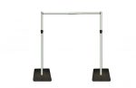 3m x 3m Telescopic Heavy Duty Backdrop Stand, Pipe and Drape system