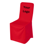 Personalised Polyester Square Top Chair Cover (10 Pc) - Image 2