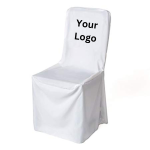 Personalised tablecloth with custom branding for weddings and corporate events