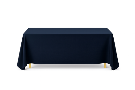 90'' x 156" Black SEAMLESS Polyester Tablecloth