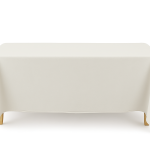 52'' x 90" Grey Polyester Tablecloth