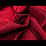 90" x 132" Red Seamless  Polyester Tablecloth - Image 2