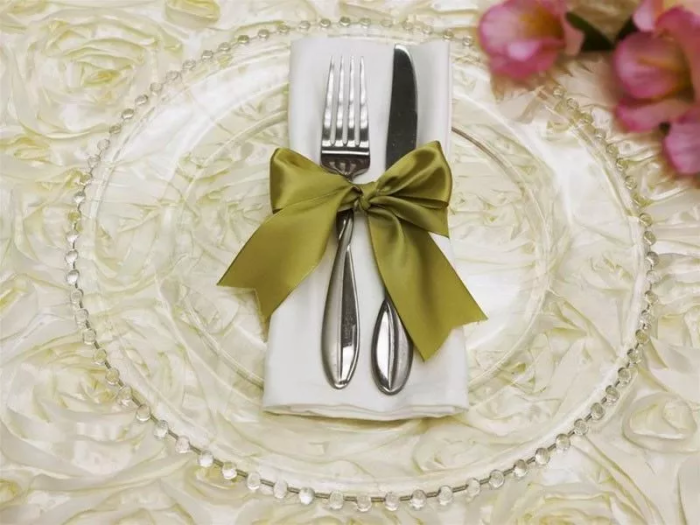 Elegant silver charger plates for luxury table settings