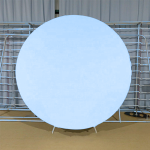 Round Spandex Cover for Wedding Arch Frame Moongate 200cm -Blue