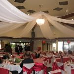 55" Wide x 33ft Length (1.4m Wide x 10m Length) Colorful Sheer Voile Ceiling Drape Fabric