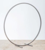 Silver Gold Metal Table Hoop Flower Stand Table 30cm 50cm