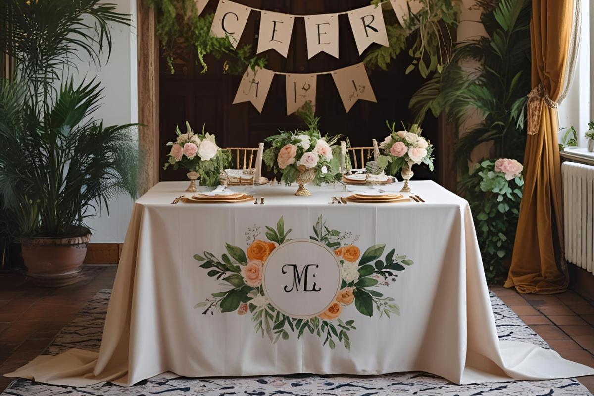 Event Decor with a Personalised Tablecloth