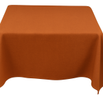 30 x 30'' Amber Polyester Tablecloth