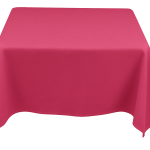 30 x 30'' Cerise Polyester Tablecloth