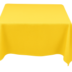 35 x 35'' Daffodil Polyester Tablecloth