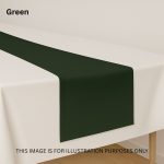 Green Polyester Table Runner