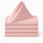 Light Pink Table Napkins 19″ x 19″ (10pcs)