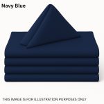 Navy Blue Table Napkins (10pcs)