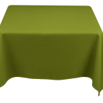 35 x 35'' Olive Polyester Tablecloth