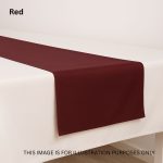 Red Polyester Table Runner