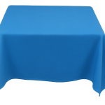 35 x 35'' Turquoise Polyester Tablecloth