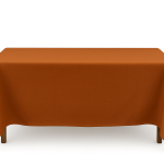 60'' x 126" Amber Polyester Tablecloth