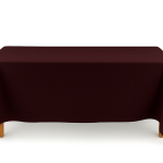 60'' x 126" Dark Wine  Polyester Tablecloth