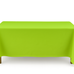 60'' x 126" Lime Polyester Tablecloth