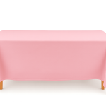 60'' x 126" Baby Pink Polyester Tablecloth