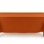 60'' x 126" Rust  Polyester Tablecloth