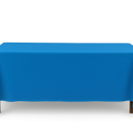 52 X 90" Turquoise Polyester Tablecloth