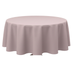 108" Round Candy Floss Polyester Tablecloth